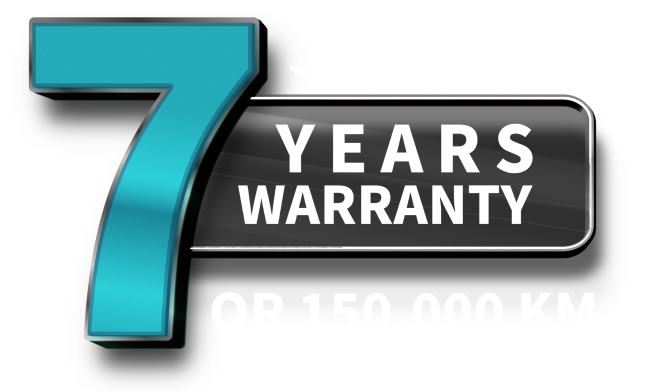 7 year warranty